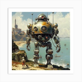 Giant Robot Art Print