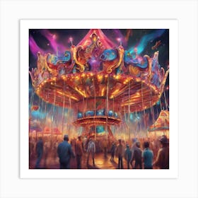 Carousel 1 Art Print