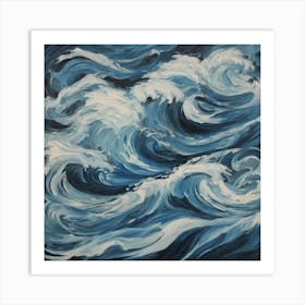 Ocean Waves 28 Art Print