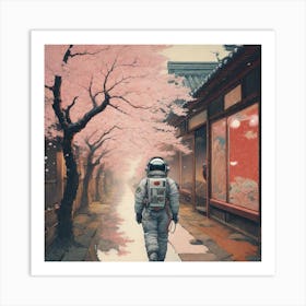 Asian Cherry Blossoms Art Print