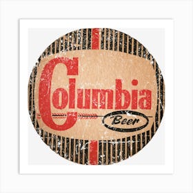 Columbia Beer Art Print