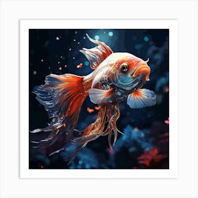 Goldfish Painting Art Print