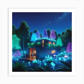 House In The Forest Art Print