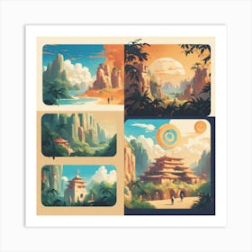 Chinese Landscape 1 Art Print