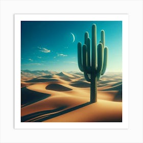 Desert Cactus Art Print