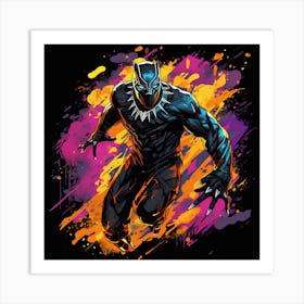 Black Panther 6 Art Print