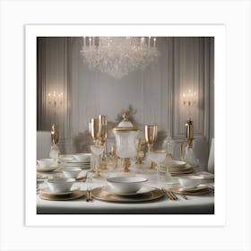 Table Setting Art Print