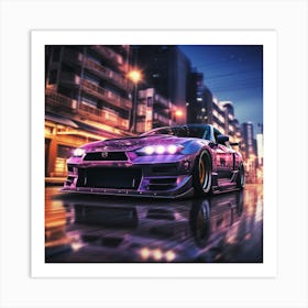 Nissan Gtr Wallpaper Art Print