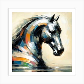 Creative Horse Beauty Illustration Nr 140 Art Print