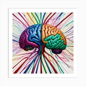 Brain And Brains 2 Art Print