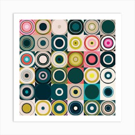 Abstract Circles 1 Art Print