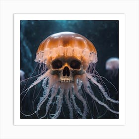 Toxic Jellyfish 1 Art Print