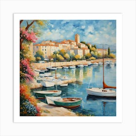 Antibes In The Spring3 Art Print