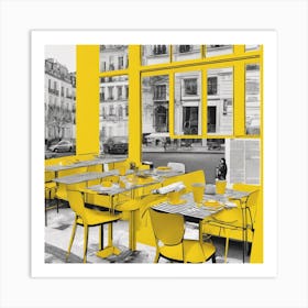 Paris Cafe Art Print
