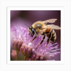 Bee Pollination Art Print