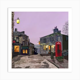 Haworth Main Street Art Print