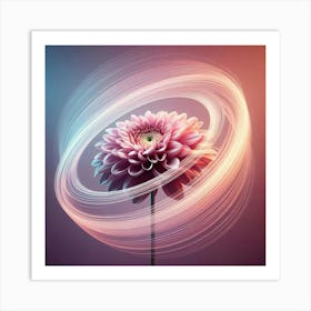 Chrysanthemum flower 1 Art Print