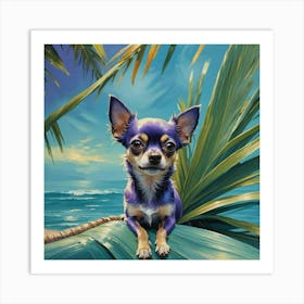 Chihuahua Lost Art Print