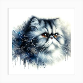 Creative Feline Cat Artwork 68 Art Print