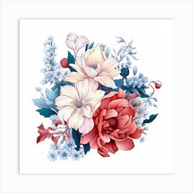 Floral Bouquet 8 Art Print