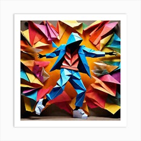 Origami Dancer 103 Art Print