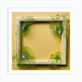 Dandelion Frame Art Print