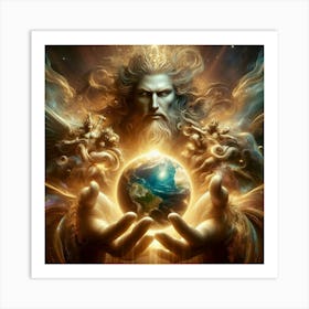 God Of The Universe 4 Art Print