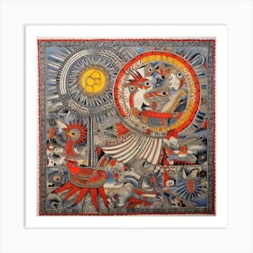 'The Sun And The Bird' Art Print