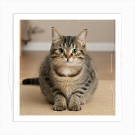 Tabby Cat Art Print