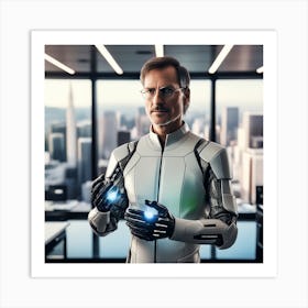 Futuristic Man 192 Art Print