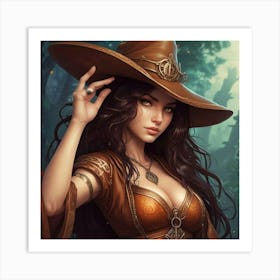 Sexy Witch Art Print