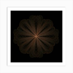 Fractal Flower Art Print