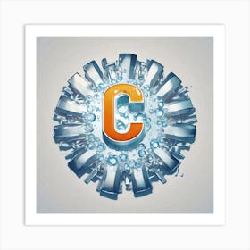 Letter C 3 Art Print