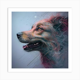 Dog Portrait 5 - AI Art Print