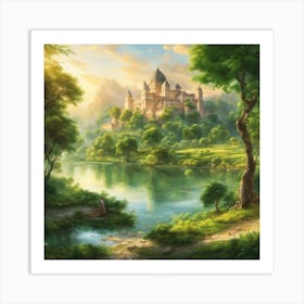 Fairytale Castle Art Print