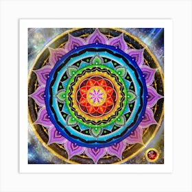 Healing Mandala Art Print