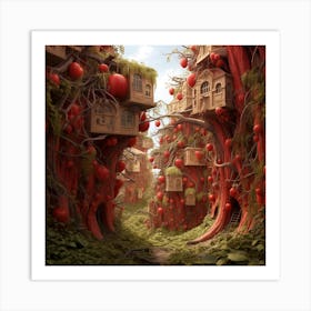 Fairytale City Art Print