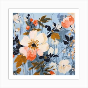 Flowers Of Grace 6 Art Print