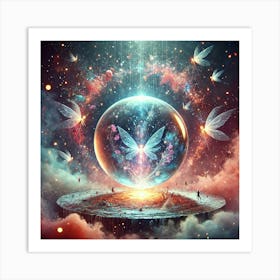 Ethereal Sphere 1 Art Print