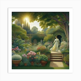 Fairytale Garden Art Print