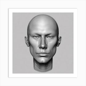 Head Of A Man 7 Art Print