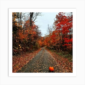 Autumn Road 7 Art Print