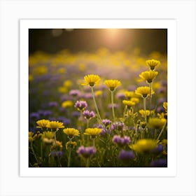 Field Of Flowers Art Print