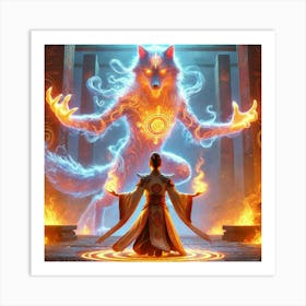 Priestesskaida Elementalbonding Art Print