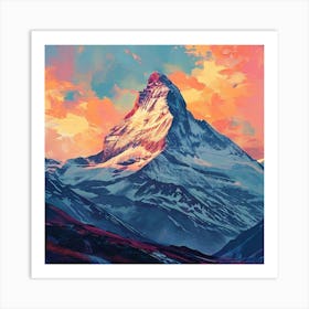 Matterhorn Painting Art Print