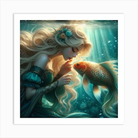 Mermaid 1 Art Print