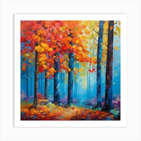 Autumn Forest 5 Art Print