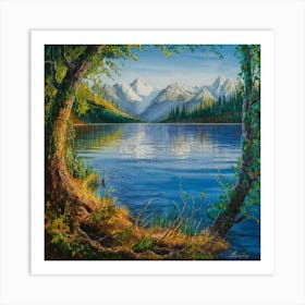 Lake View Art Print