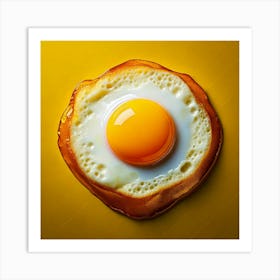 Firefly Textured Signal Yellow Sheet With Glossy Fried Egg Design 59627 Poster