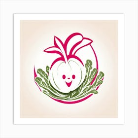 Beet Logo 4 Art Print